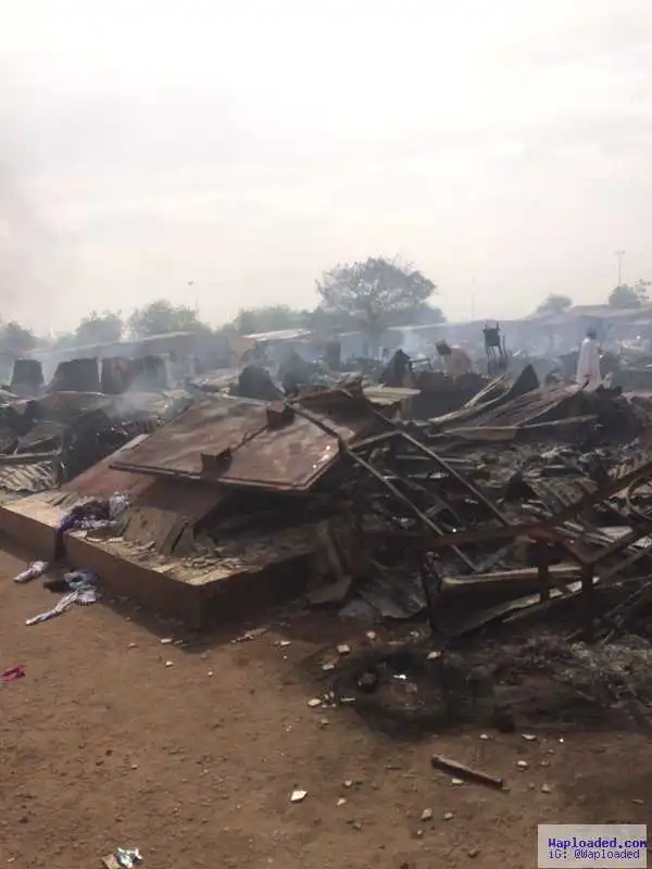 PHOTOS: Fire Guts Birnin Kebbi Central Market